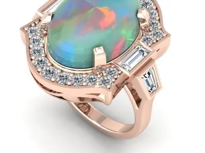 3D CAD NJ-1082-Ring 3D print model