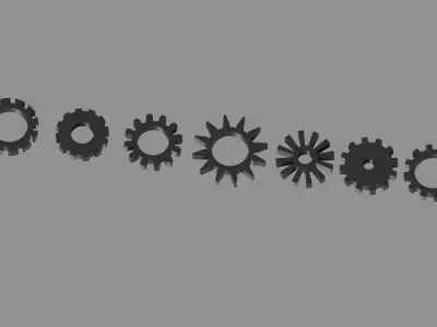 GEARS 3D model from CGTrader
