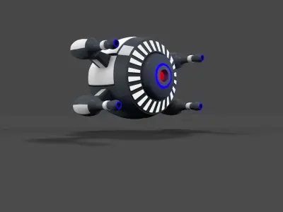 Sci Fi Drone 3D model 3