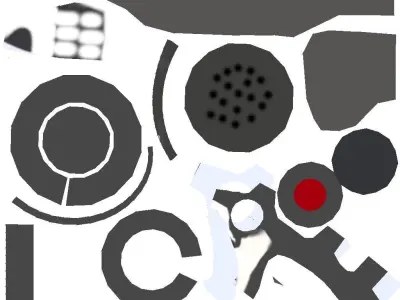 Ghost Gasmask Free 3D model