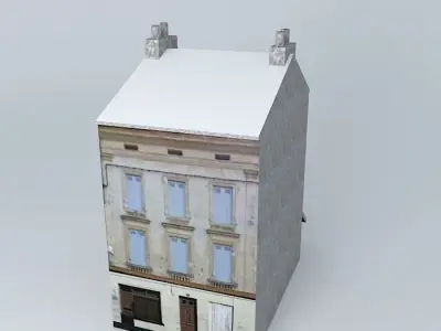 Store Place Nationale Bordelaise Ribérac Free 3D model
