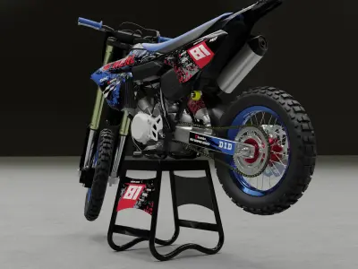 YAMAHA YZ65 MOTOCROSS 3D model