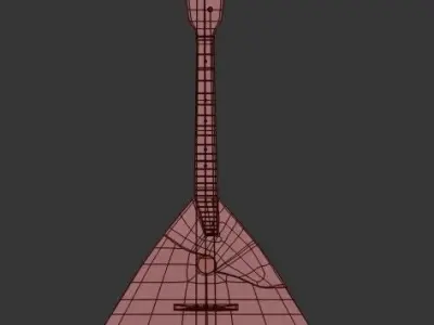 Balalaika prima 3D model