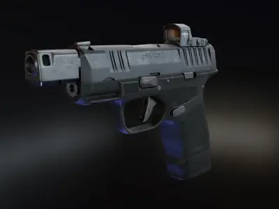 Springfield Hellcat RDP Low-poly 3D model