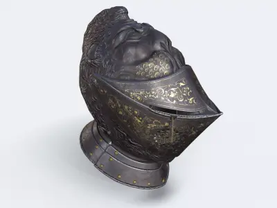 Helmet of Henry Low-poly 3D model