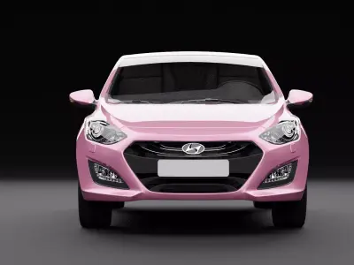 Hyundai i30 Metallic Pink  3D model