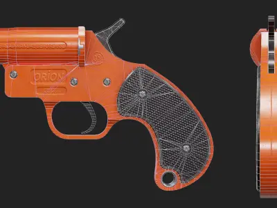 Orion Flare Gun Low-poly 3D model