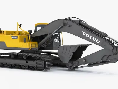 Tracked Excavator VOLVO EC300D 3D model