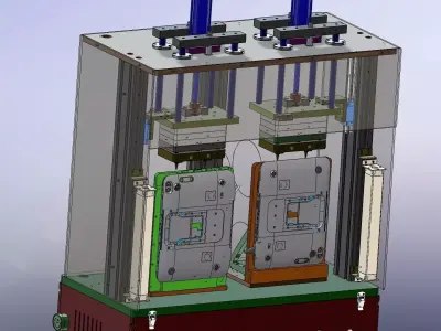 Hot melt glue machine 3D model