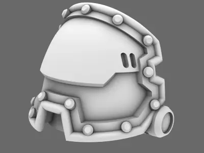 Space Knights V2 Metal Storm Shoulder Pads Type C 3D print model