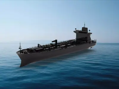 oil tanker petroleum tanker 3D model