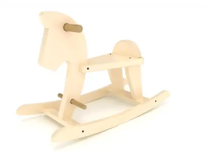 rocking horse03 3D model