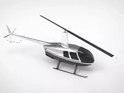 Robinson R44 Raven 3D model by Hafcoy