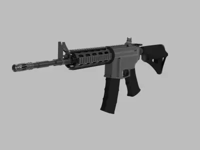 Assault weapon M4A1 Free 3D model