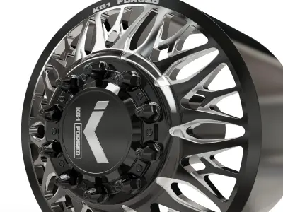 FRONT KG1 KD014-B-1 DUALLY WHEEL 3D MODEL 3D model