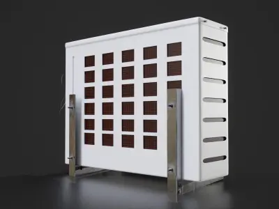 Realistic AC Unit 3D Low-poly 3D model