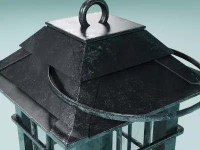 lantern Low-poly 3D model