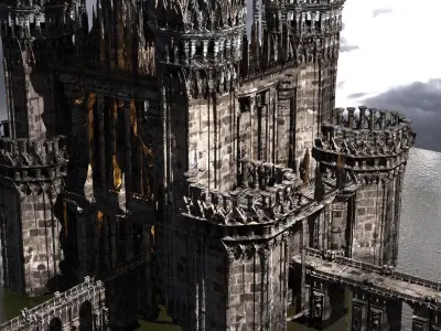 Sir Kay Kastle fortress 2 3D model