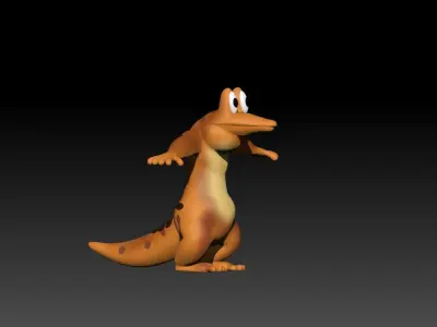 Crocodile 3d model 3D model