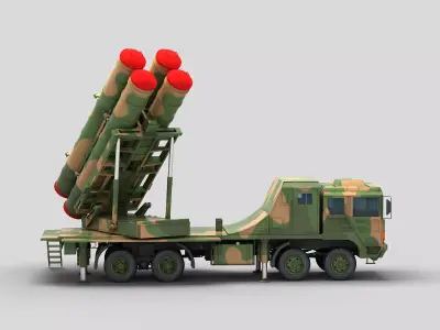 HQ 22 Air Defense Missile 3D model