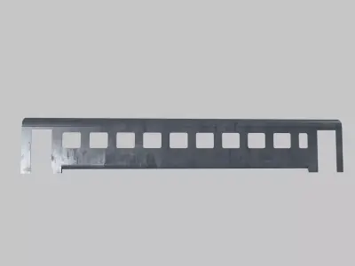 Train Coach Side Body 3D model