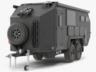 Expedition Mobile Home Black 3D model