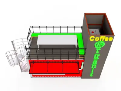 Coffee Container 3D model