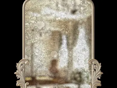 Kirklands Home Ornate Leaner mirror 3D model