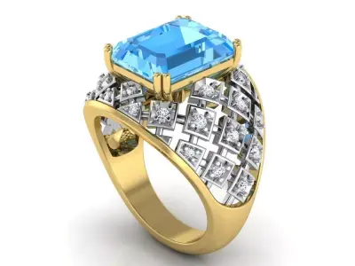 Antique and Antique Rings 3D print model