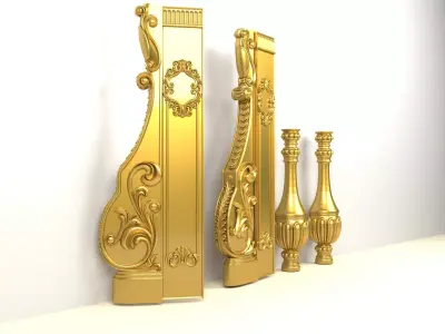 3d balusters  3D model