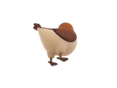 Character286 Sparrow 3D model