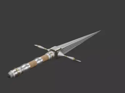 Stilet Dagger 3D Model Low-poly 3D model