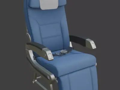 Airplane chair 3D model purchase