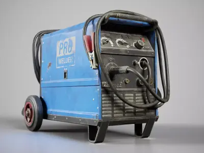 Welding machine Low-poly 3D model order