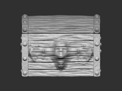 Pirate chest 3D print model purchase