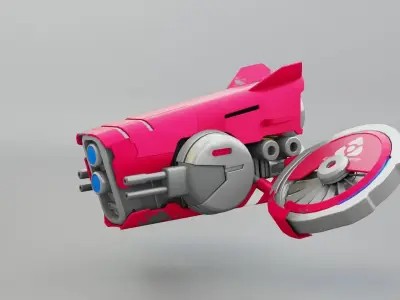 combat drone rigged 3D model purchase