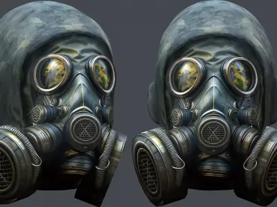 Helmet 3d model military combat Military Low-poly Low-poly 3D model 32