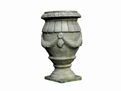 Historical Vase Low-poly 3D model