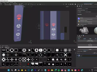 ITACHI UCHIHA SWORD FROM NARUTO Low-poly 3D model