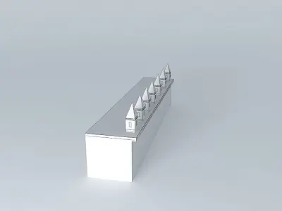 Aktekke Camii are Çilehan Free 3D model