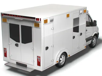 Mercedes Benz Sprinter Ambulance 2019 3D model