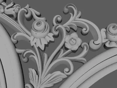 bed 3d model for high quality cnc machines 3D model