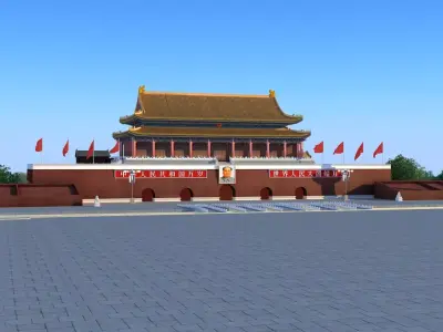 Tiananmen 3D model