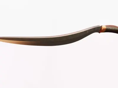 Pinut- Ancient Filipino Sword 3D model