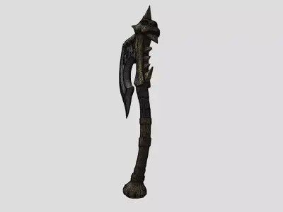 Battle-Damaged Helmet 3D model