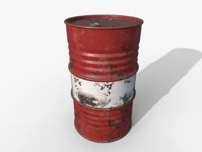 Oil Drum 3D model