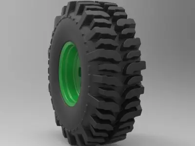 Offroad wheel 11 3D model