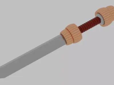 Onion sword 3D model