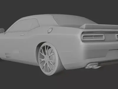  Dodge Challenger SRT 3D print model