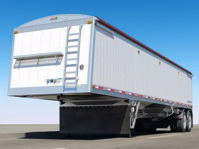Hopper Trailer  3D model